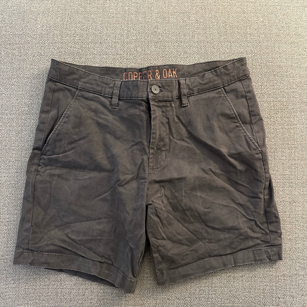Men's Cargo Shorts - Dark Gray